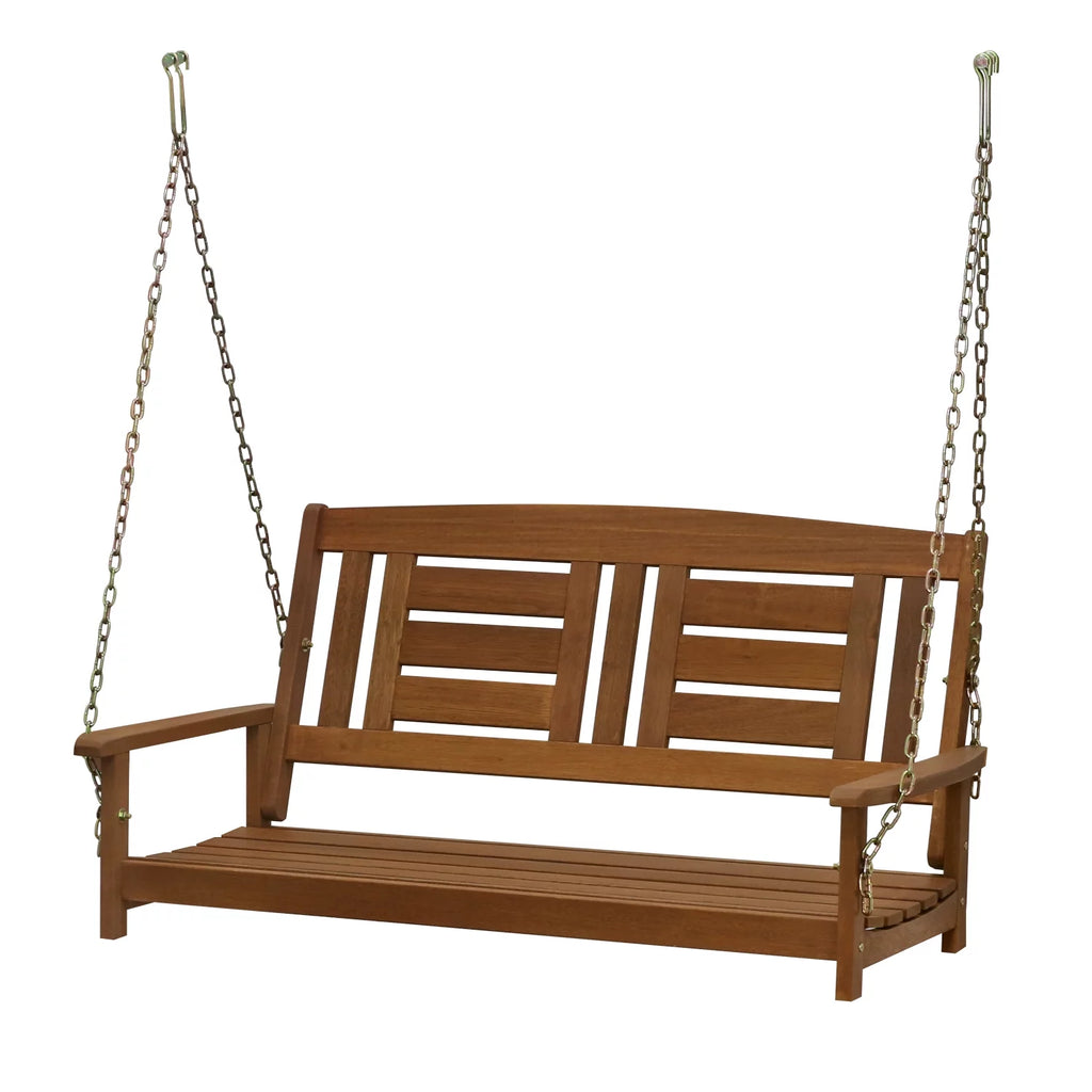 Hanging Hardwood Metal Porch Swing A3907