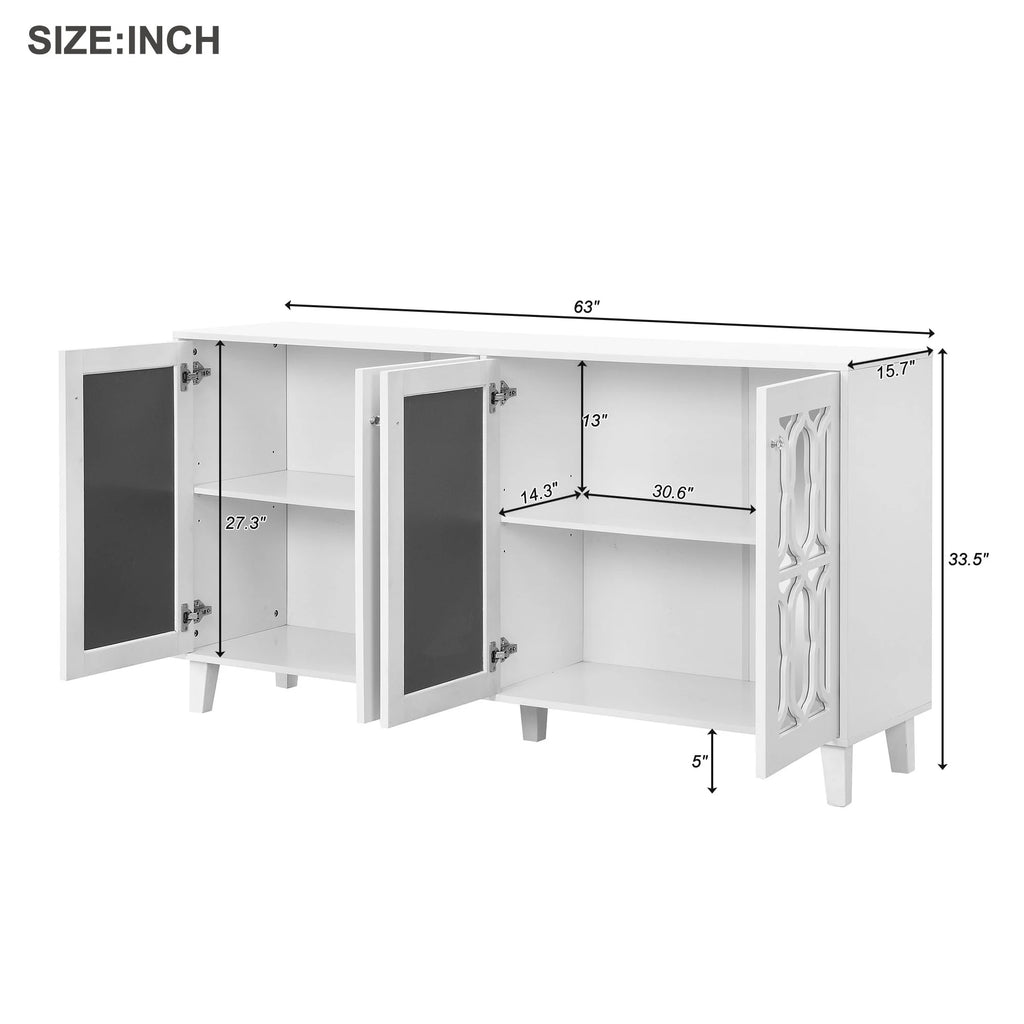 Buffet Cabinet with Adjustable Shelve Z99010