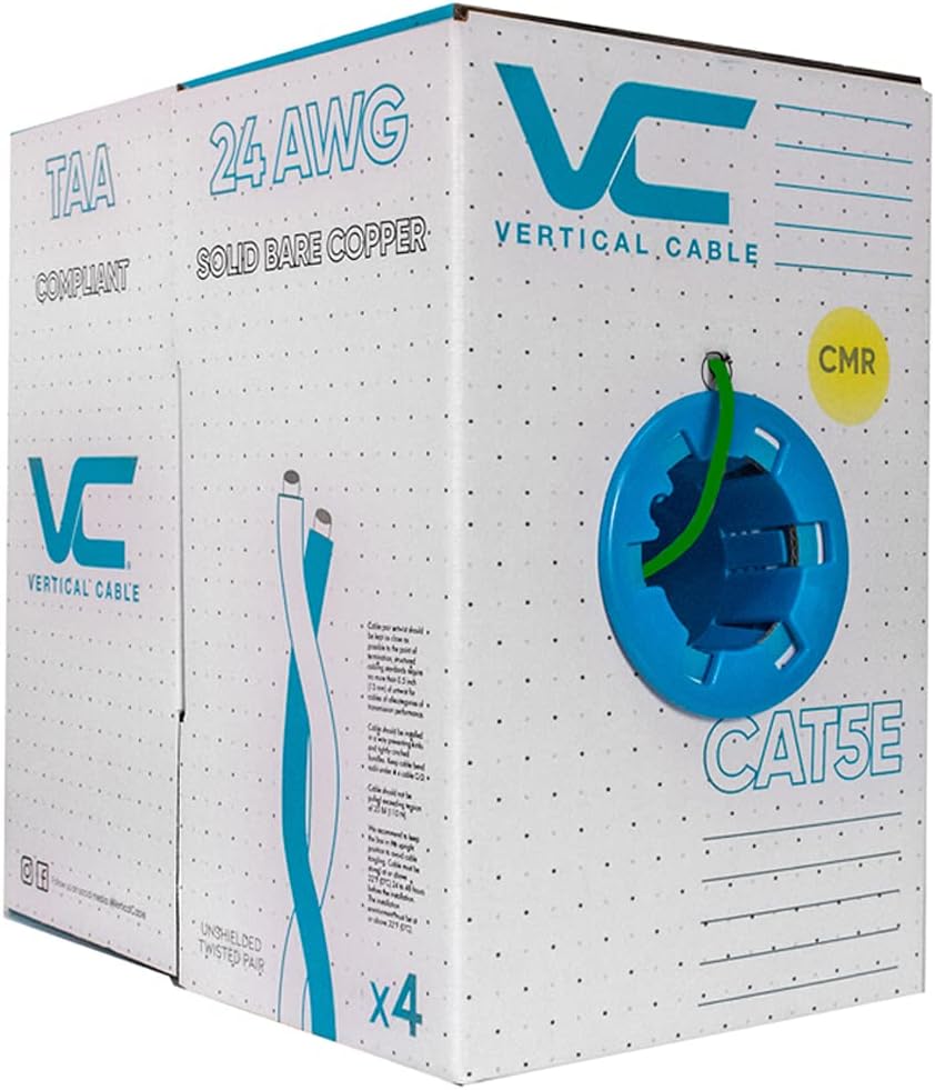 Cat5e 1000ft Bulk Ethernet Cable J267058