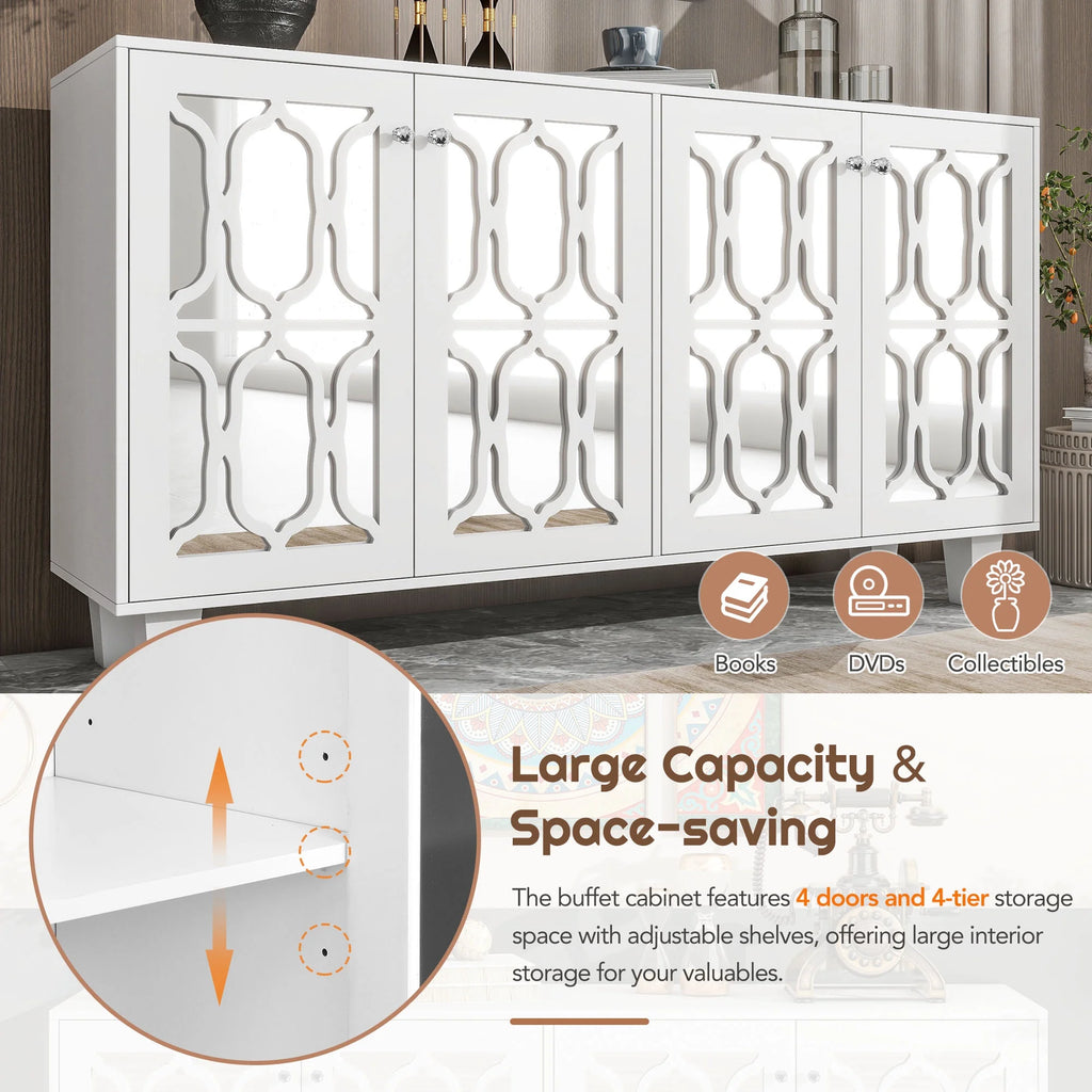 Buffet Cabinet with Adjustable Shelve Z99010
