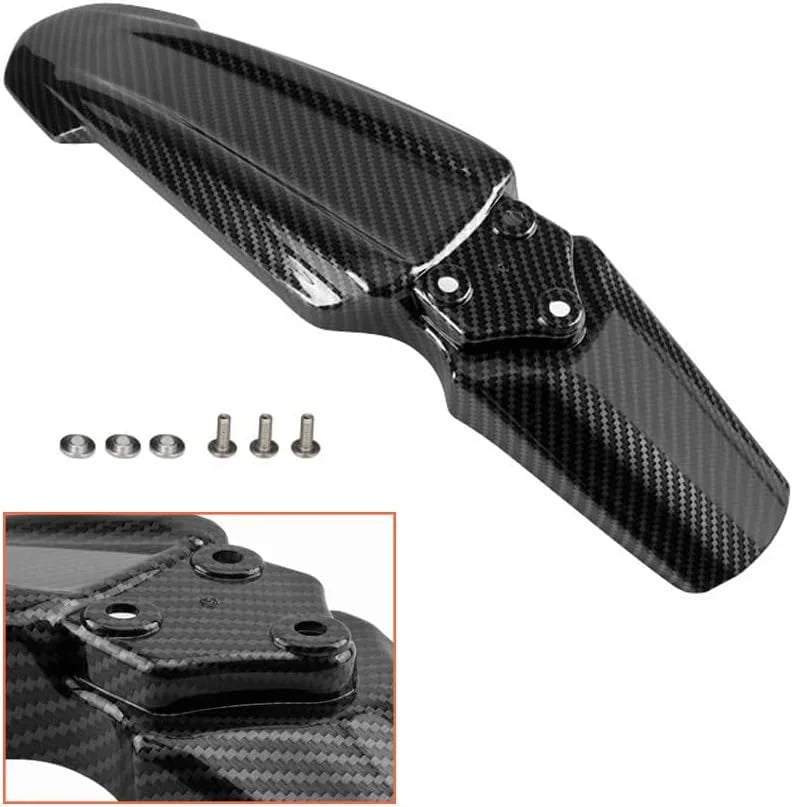 Imitation Carbon Fiber Front Fender Motorcycle Mudguards Protector J22167