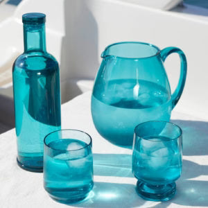 6 Pcs Turquoise Wine Cup Set Z9605
