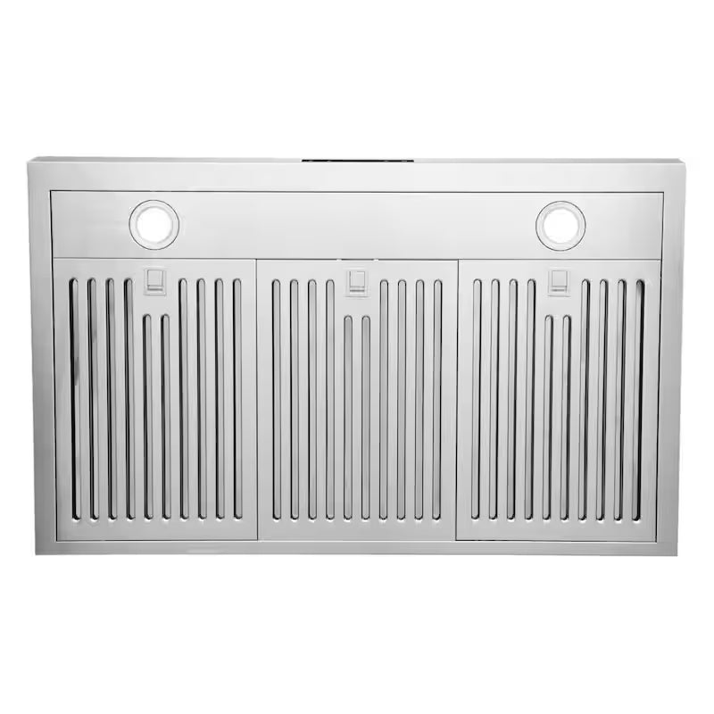 36 in. 500 CFM Ducted Under Cabinet Range Hood with Digital Touch Display and LED Lights in Stainless Steel P3386