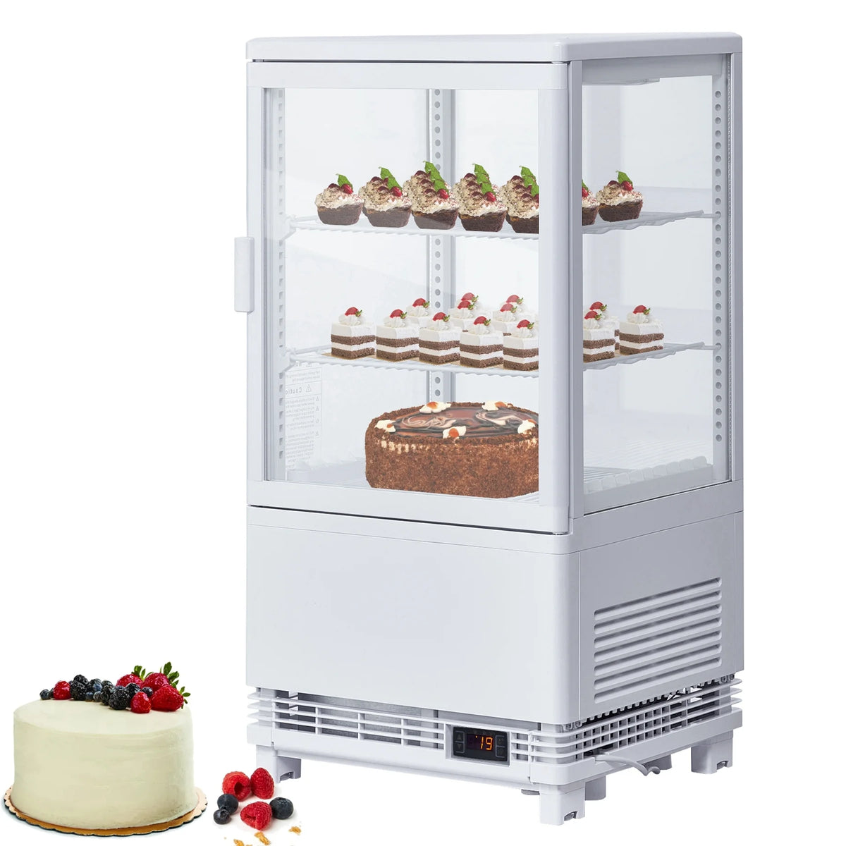 2.1 Cu.Ft Single Door Countertop Refrigerated Display Case X118139