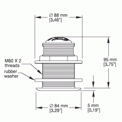 50/200kHz 600W Transducer O2405