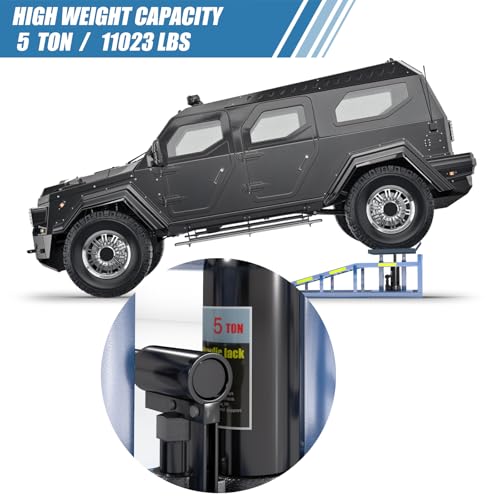 2 Pack 5T Steel Automotive Hydraulic Car Ramps U810606