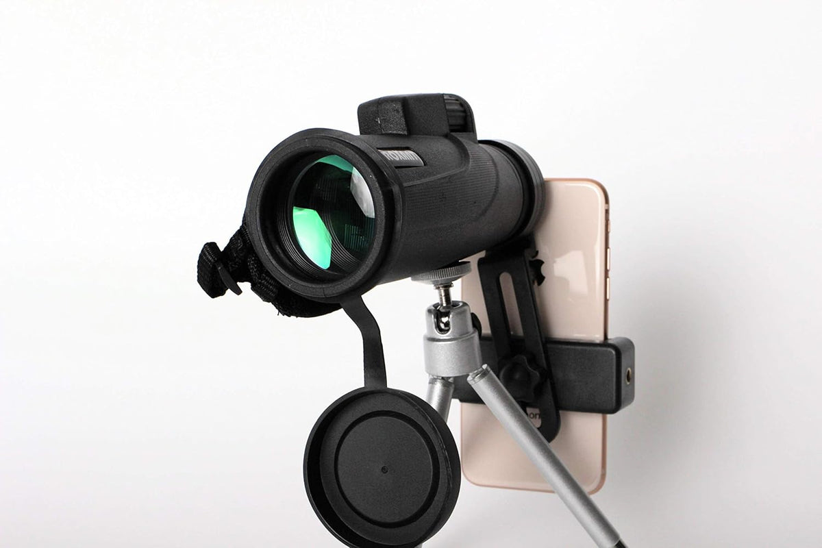 Monocular Telescope with Phone Adapter and Mini Tripod Q710