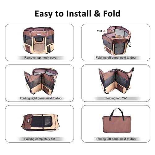 Portable Dog Exercise Playpen N41382