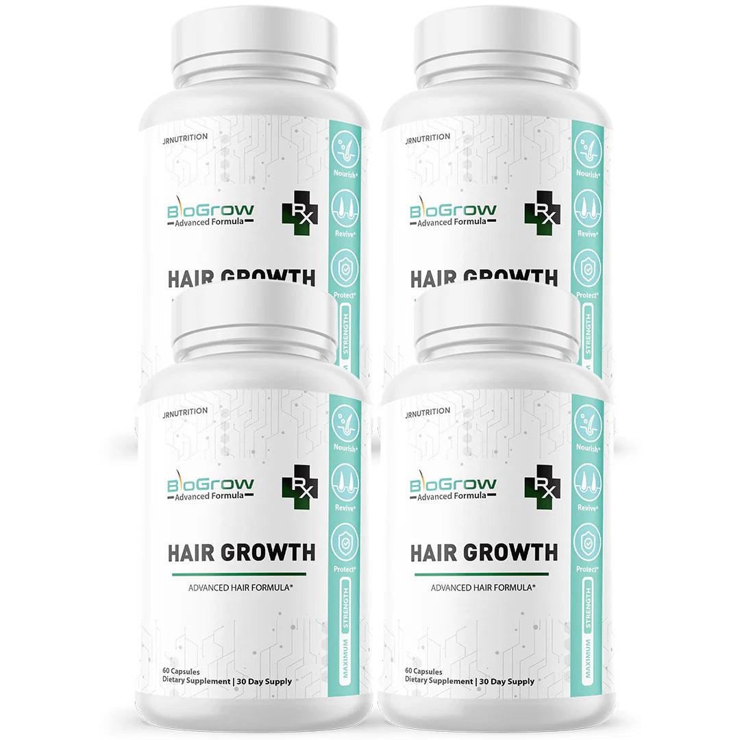 Hair Growth Dietary Supplement 60 Capsules 4 Pack K25411