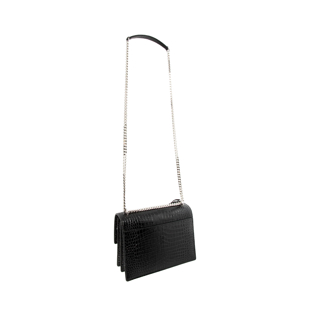 Medium Croc Embossed Bag T1480