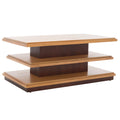 Solid 2 Shelf Wood Coffee Table N24729