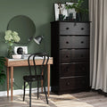 100% Solid Wood 5 Drawer Chest with Lock C64555